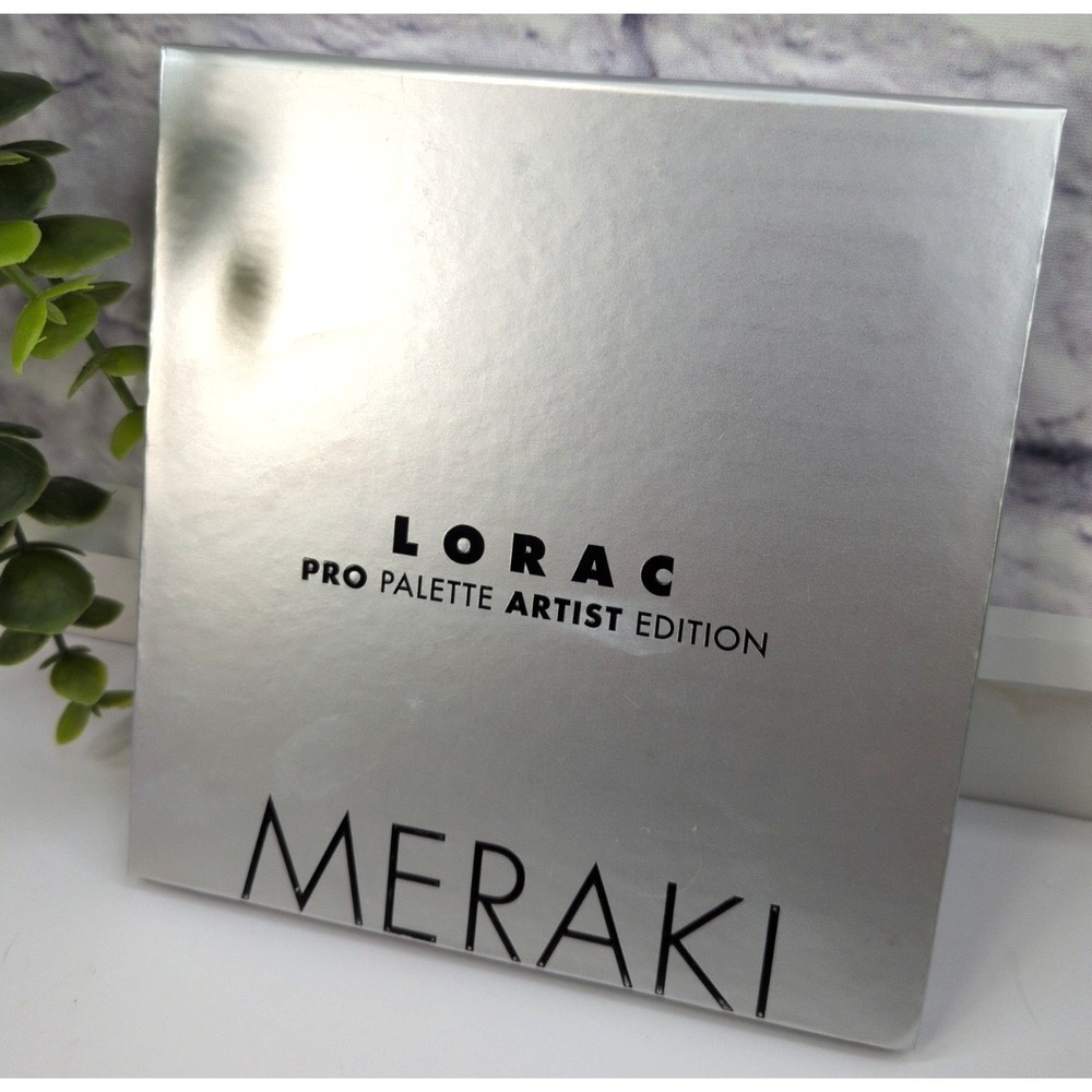 🌿LORAC PRO Palette Artist Edition Meraki 25Pan Eyeshadow Palette Silver Compact